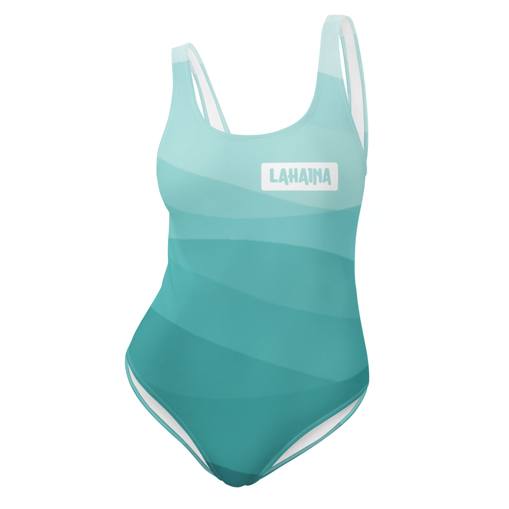 Maillot vagues turquoises