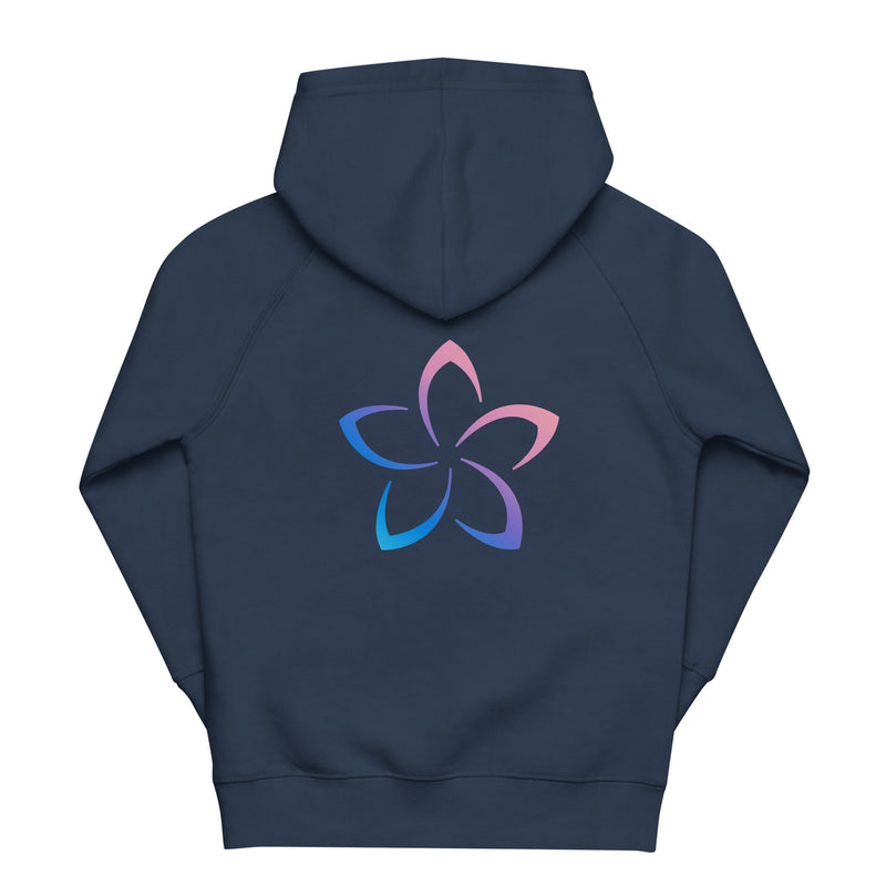 Blue/pink gradient children's hoodie