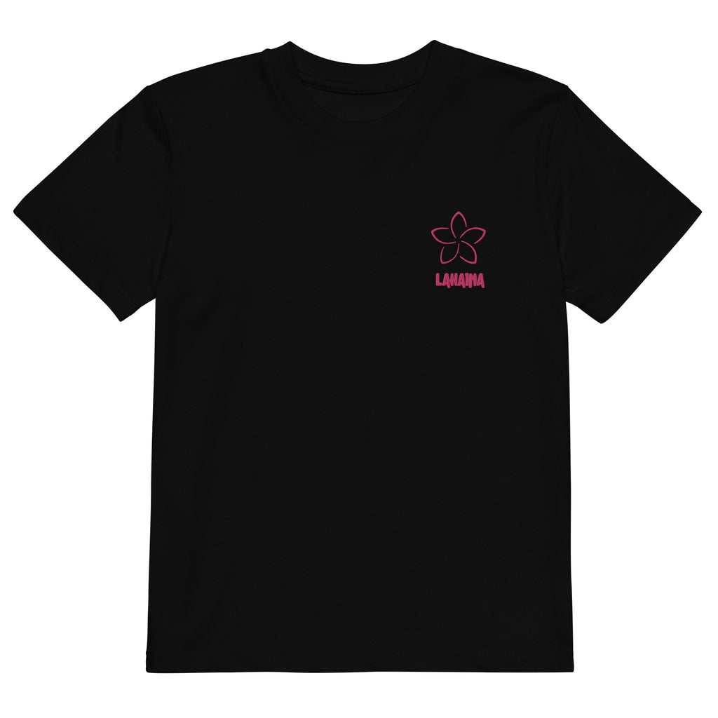 Pink plumeria children's t-shirt