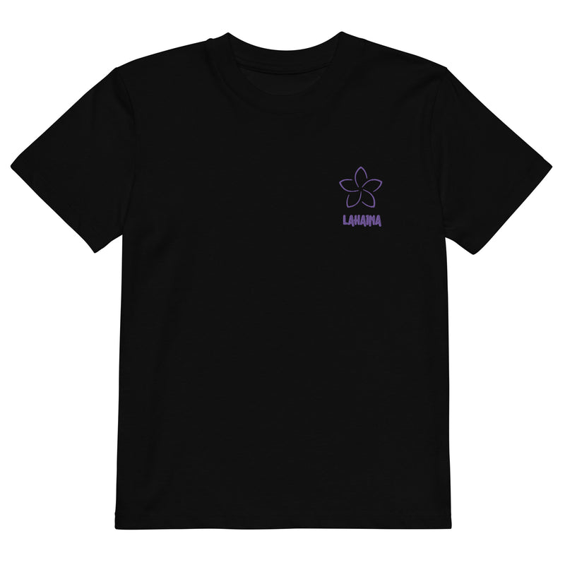 Purple plumeria children's t-shirt