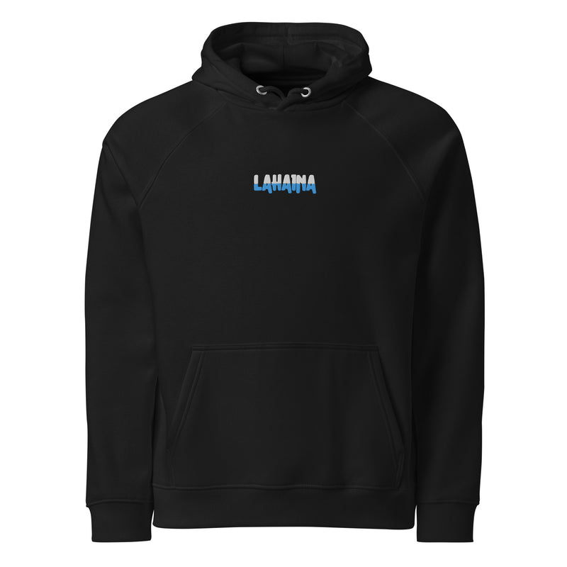 Hoodie unisexe blanc/bleu